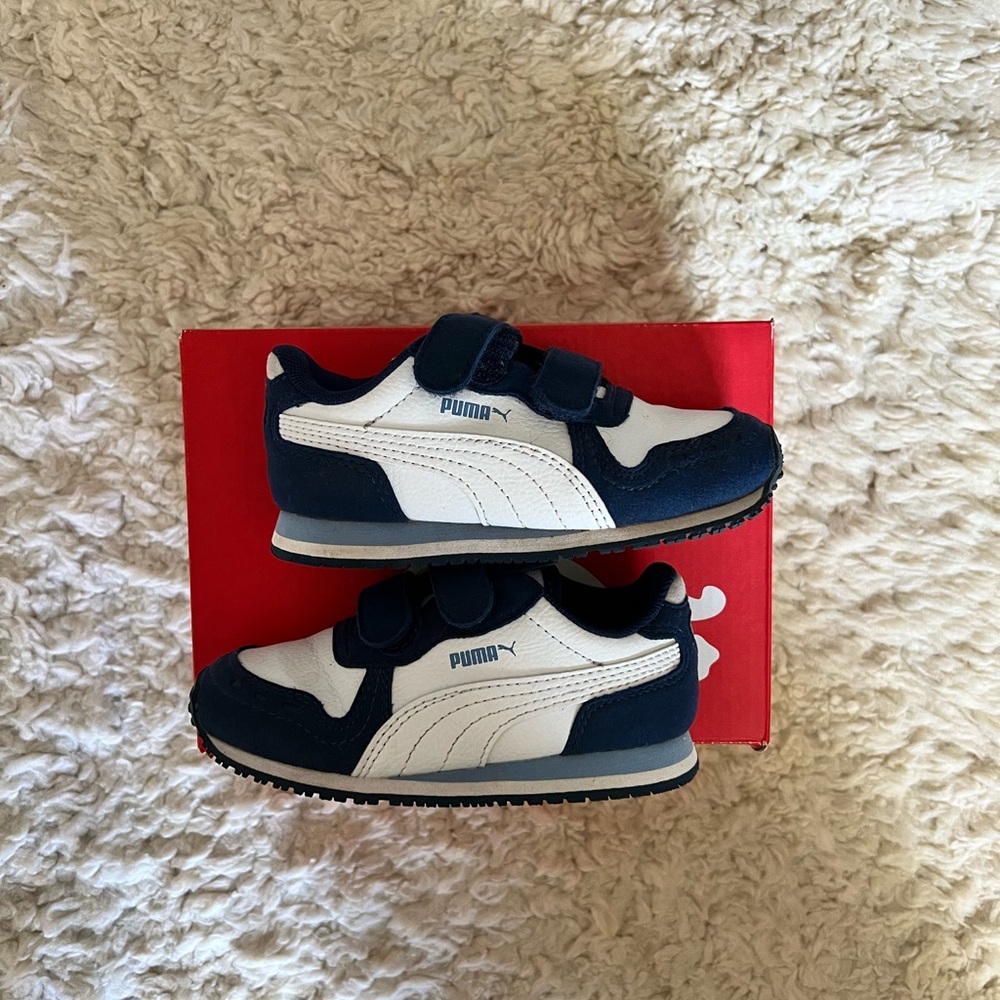 Puma Cabana Racer 9 Toddler Kids Blue
